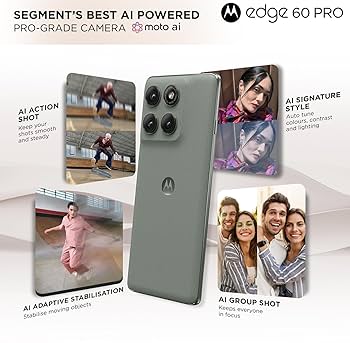 Amazon.com: Motorola Moto Edge 60 Pro 5G Ai (Tmobile Mint